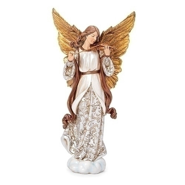 Angel with Playing Violin Figure Statue